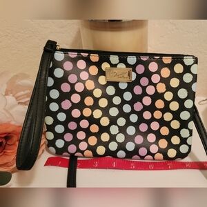 Betsey Johnson purse Luv Betsey wristlet crossbody rainbow polka